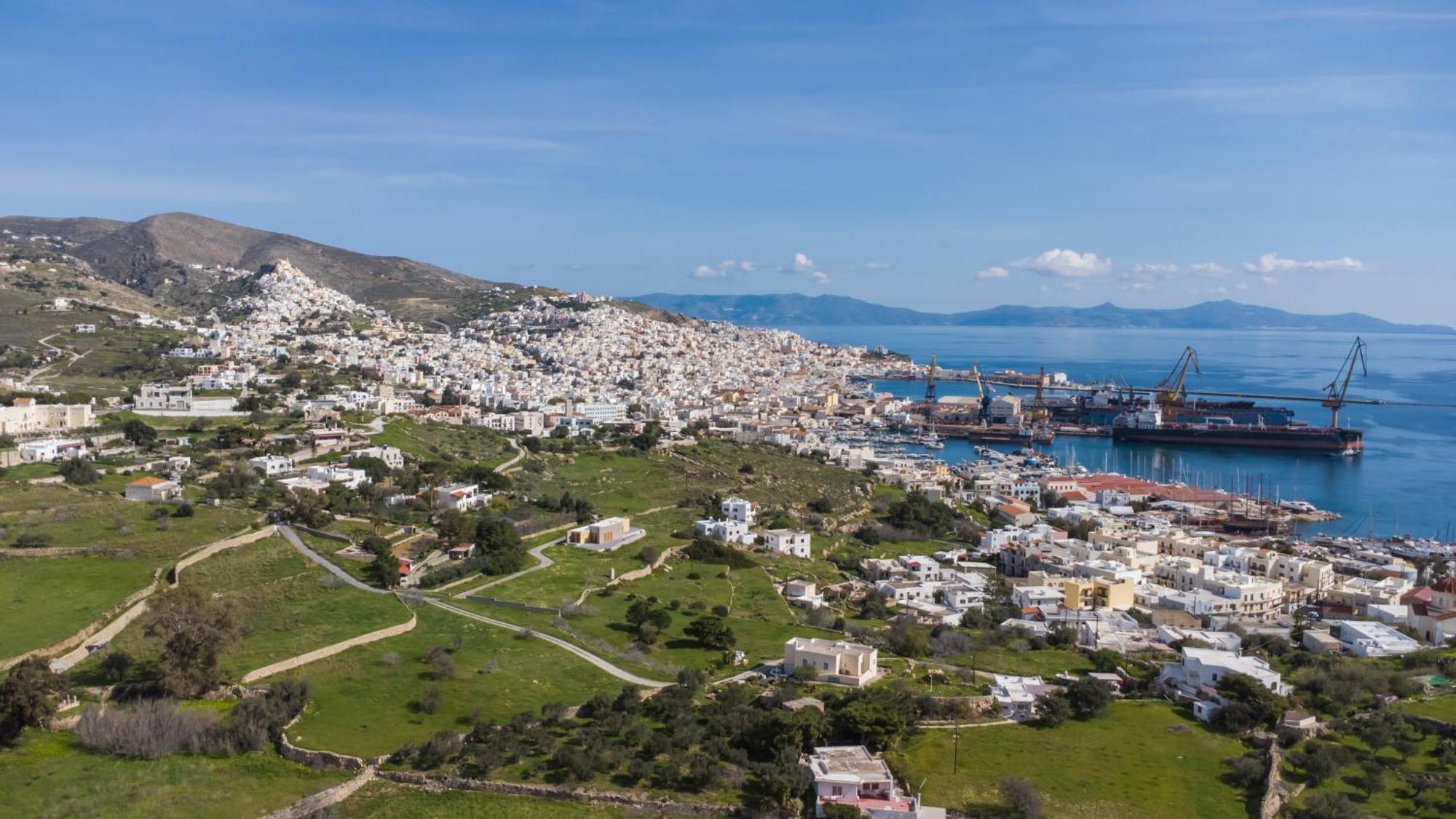 Avrofilito Syros Houses Ermoupoli Buitenkant foto